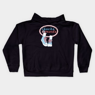 chucks and pearls 2021 Kids Hoodie